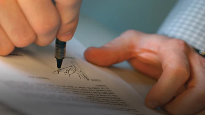 signing approval