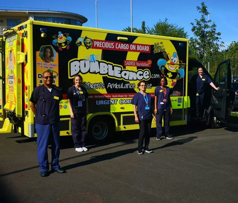 A new Bumbleance Service providing daily interhospital transfers of patients across Children’s Health Ireland (CHI) commences
