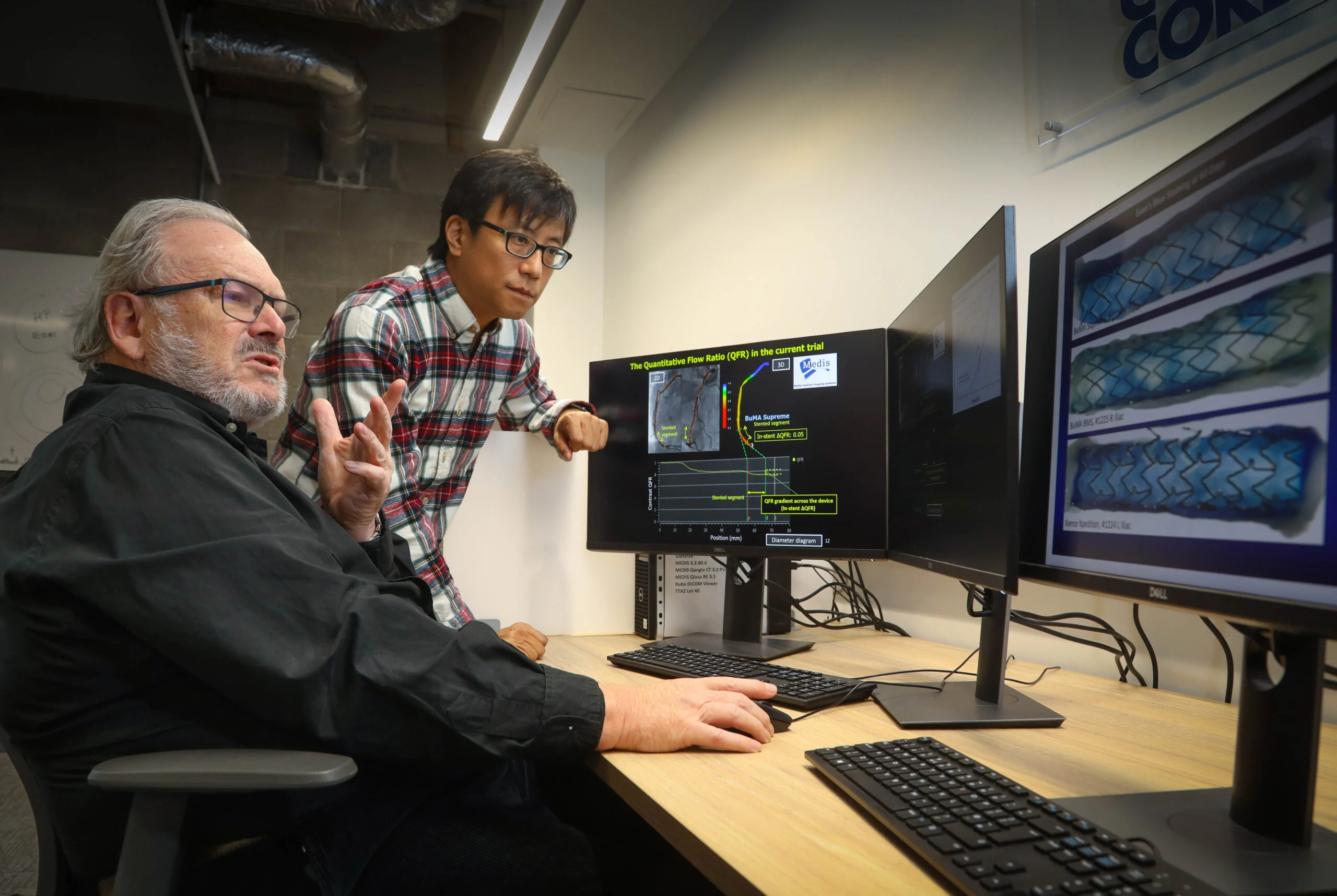 Prof Patrick Serruys and Prof Yoshi Onuma