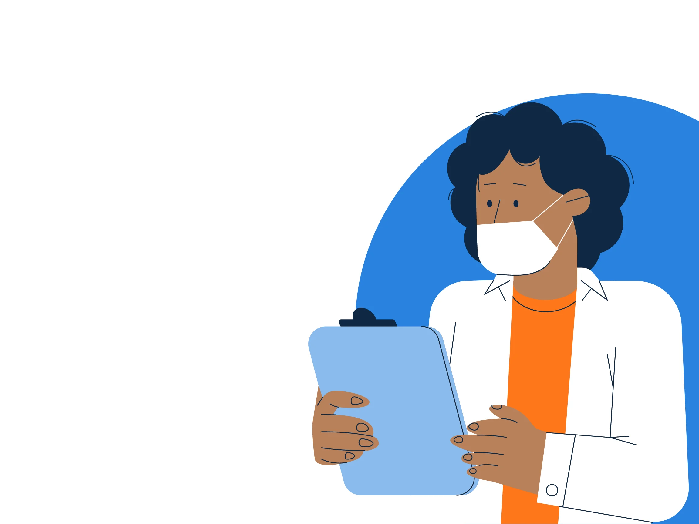 White and Blue Corporate Social Cause and Activism Covid-19 Vaccine Car Magnet (1)