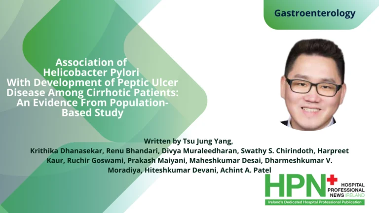Association of Helicobacter Pylori With Development of Peptic Ulcer Disease Among Cirrhotic Patients: An Evidence From Population-Based Study