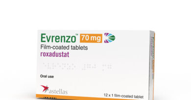 EVRENZO™ (roxadustat) has been granted reimbursement, in line with its marketing authorisation under the High Tech Drugs Scheme