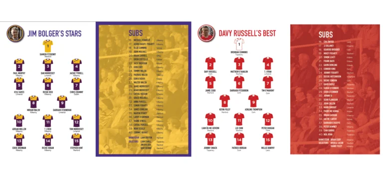 Hurling game teams