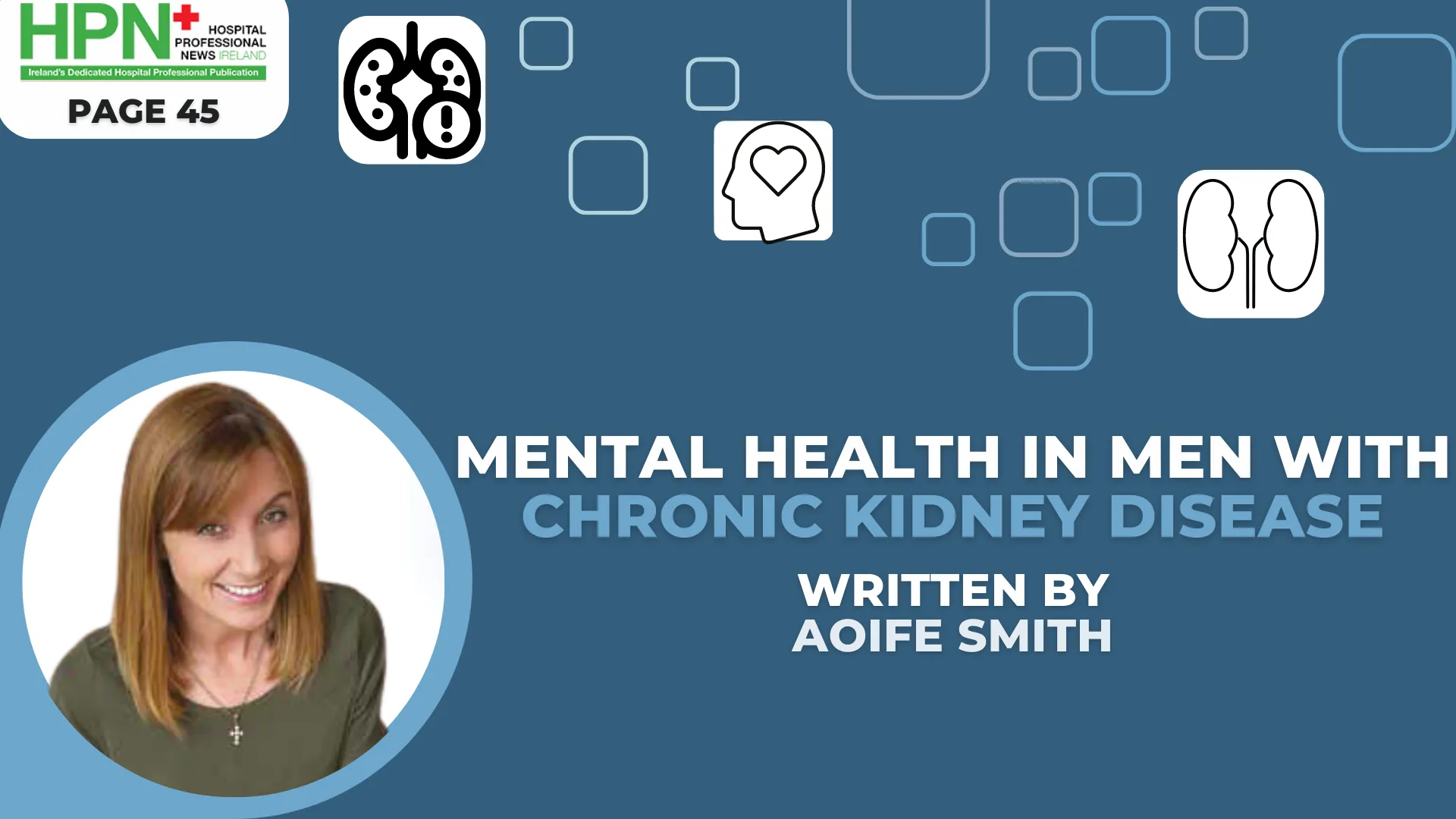 Chronic kidney disease has been recognised as a leading public health problem. More than 850 million people worldwide have some form
