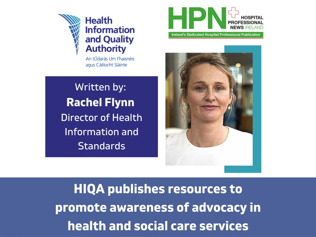 Written by Rachel Flynn, Director of Health Information and Standards, HIQA