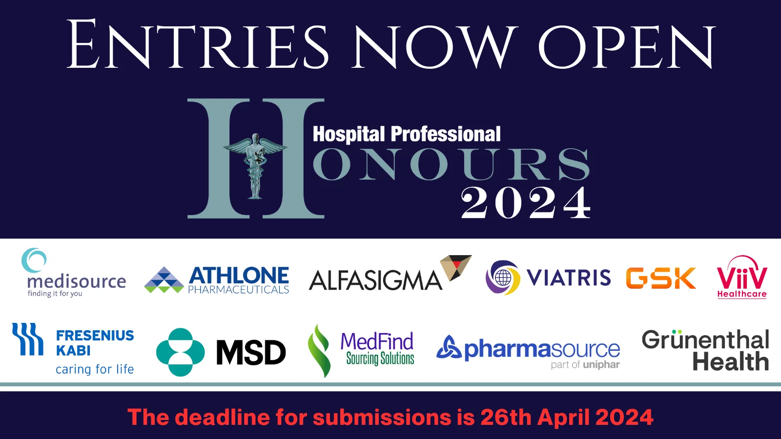 Hospital Professional Honours 2024 – Enter Now