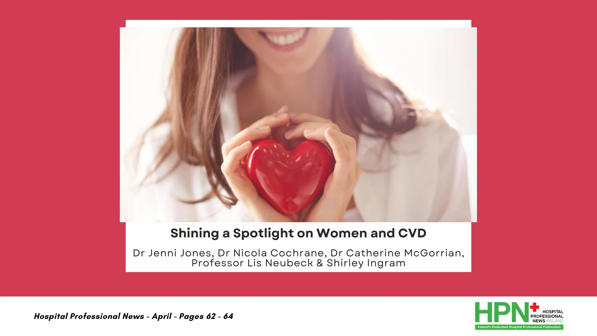 THE NIPC hosted a NIPC Series webinar Women and CVD Matters! on Tuesday 5th March in support of International Women’s Day 2024