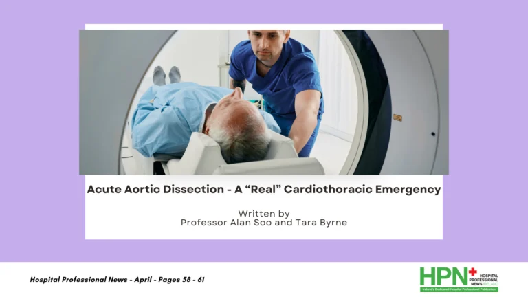Aortic dissection involving the ascending and descending aorta is associated with high morbidity and mortality rate.