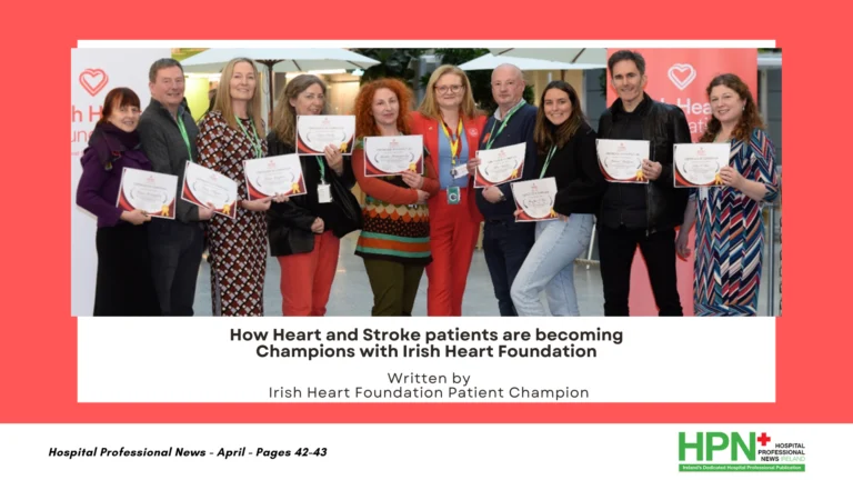 Irish Heart Foundation Patient Champion graduates with Pauline O’Shea, Advocacy Campaign Manager, Irish Heart Foundation