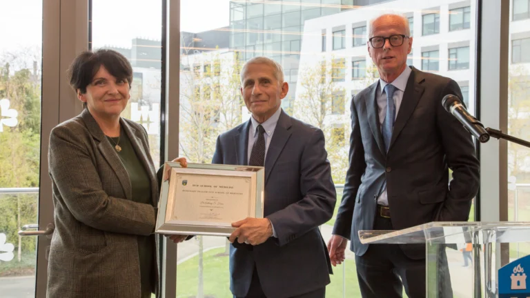Dr Anthony Fauci awarded an Honorary Fellowship by UCD School of Medicine for his extraordinary contribution to the field of medicine