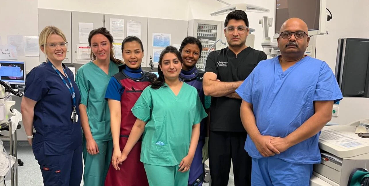 Mater Private Dublin ERCP team led by Dr. Rahim Khan