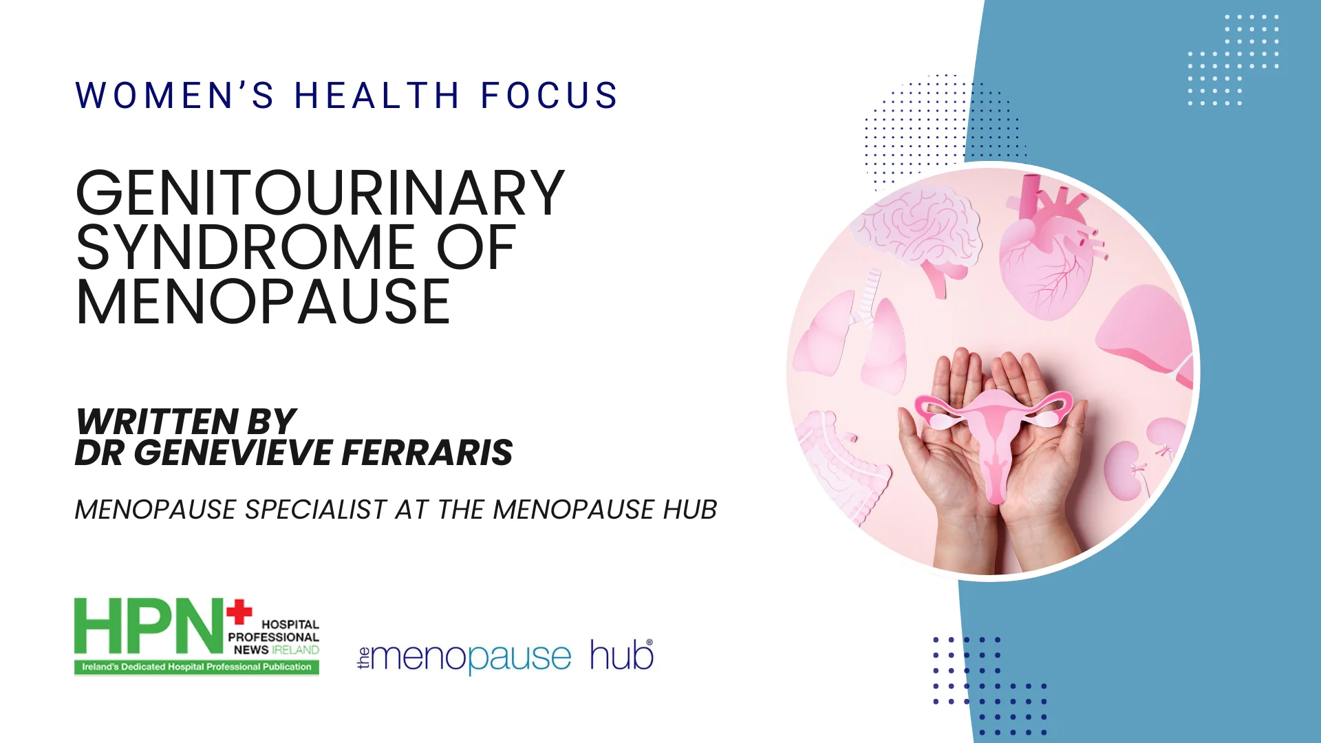 Genitourinary Syndrome of Menopause