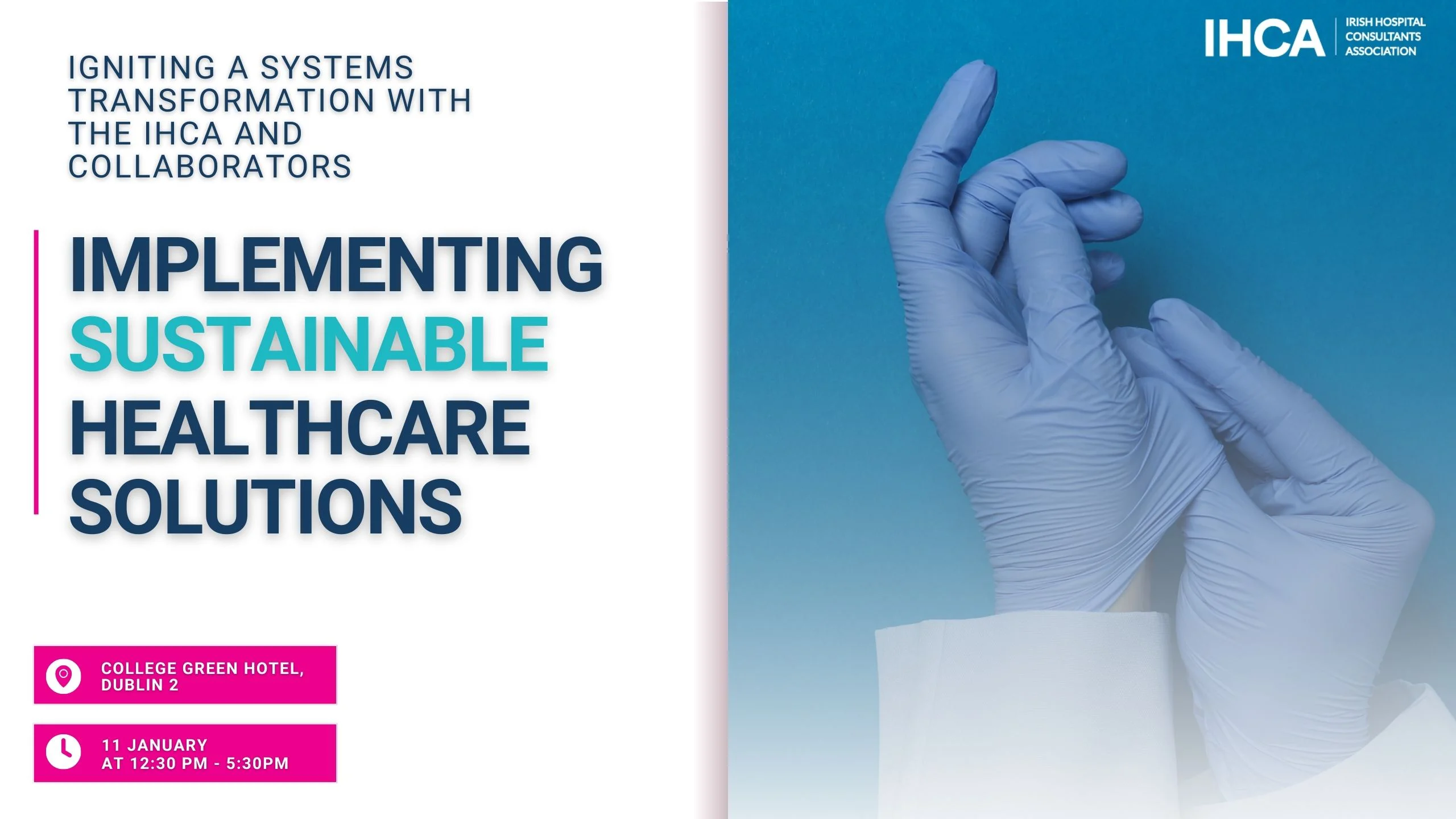 IHCA: Implementing Sustainable Healthcare Solutions Symposium