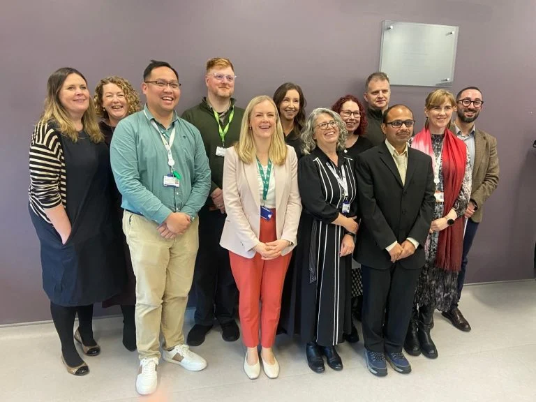 Healthcare staff from St James’s Hospital and SETU involved in the Operational Excellence in Healthcare programme.